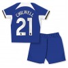 Chelsea Ben Chilwell #21 Hjemmedraktsett Barn 2023-24 Kortermet (+ korte bukser)